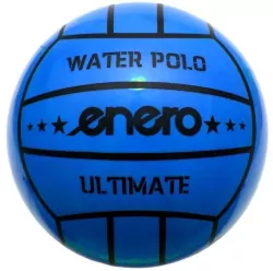Piłka gumowa water polo siatkowa niebieska