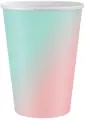 Kubeczki papierowe ombre 266ml 6szt - tantis.pl