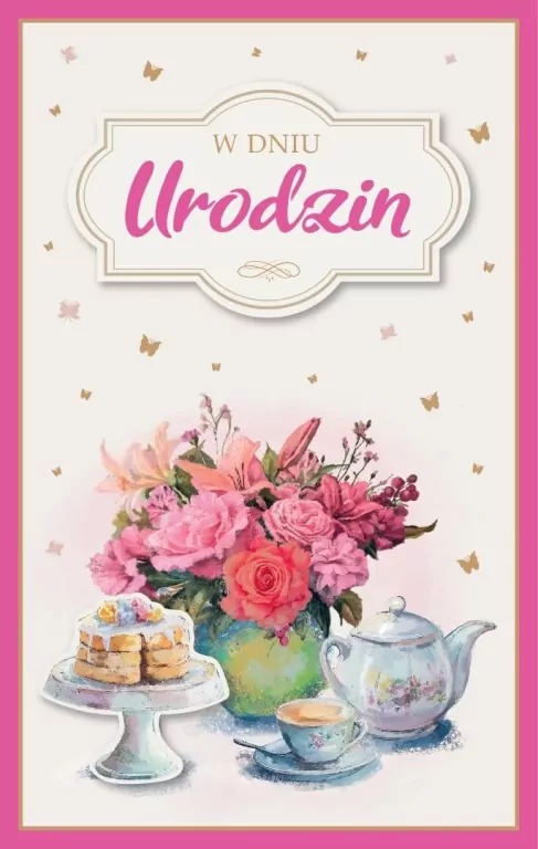 Kartka okolicznościowa Urodziny - tantis.pl