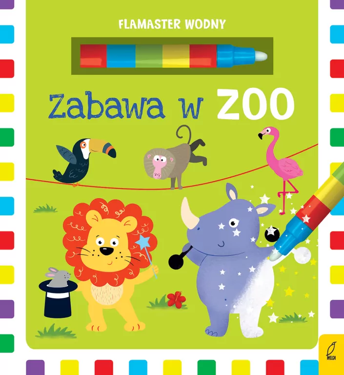 Zabawa w zoo. Flamaster wodny - tantis.pl