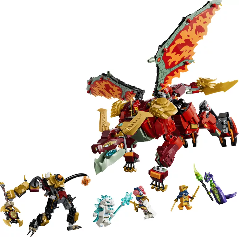 LEGO® Transformujący smoczy mech Wyldfyre 71868 - tantis.pl