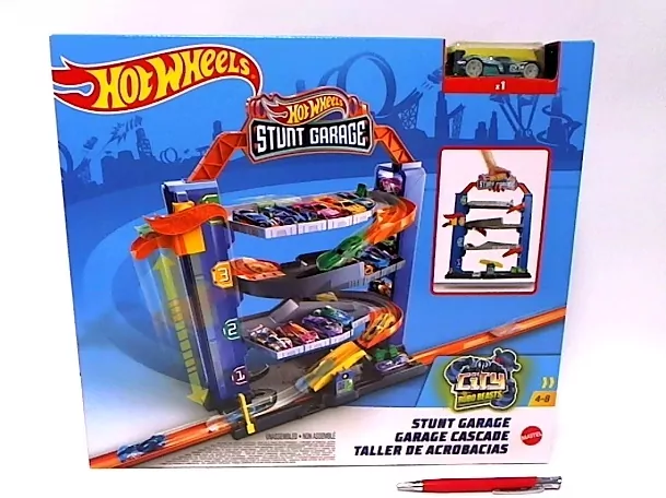 Hot Wheels City Garaż parking z windą - tantis.pl