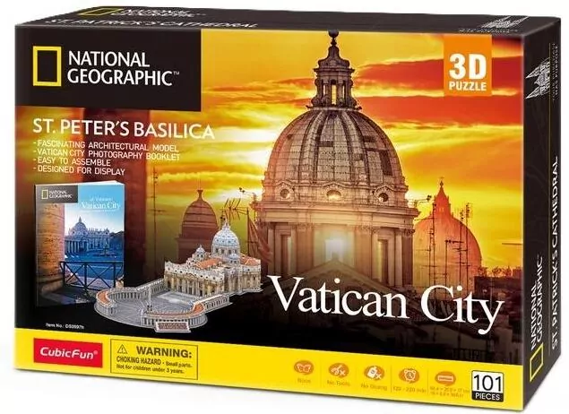 Puzzle 3D National geographic bazylika Św. Piotra - tantis.pl