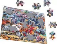 Układanka Monster Trucks Race Maxi - tantis.pl