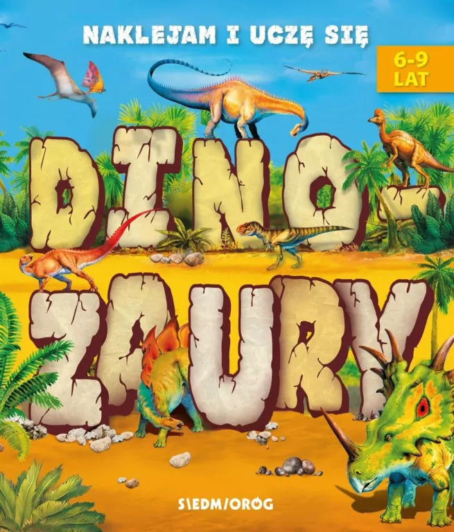 Dinozaury. Naklejam i uczę się - tantis.pl