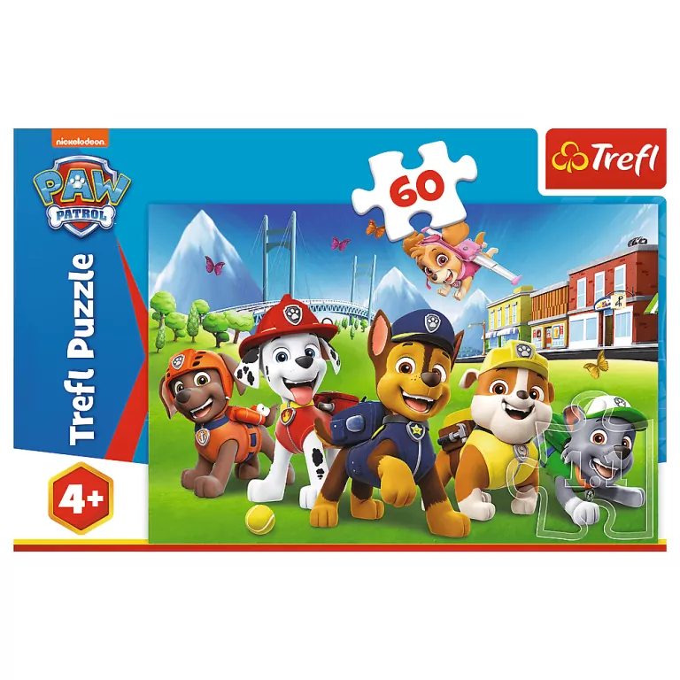 Puzzle 60 Psi Patrol na polanie - tantis.pl