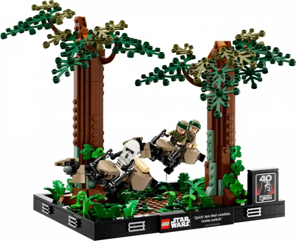 LEGO® Star Wars™. Diorama: Pościg na ścigaczu przez Endor™. 75353 - tantis.pl