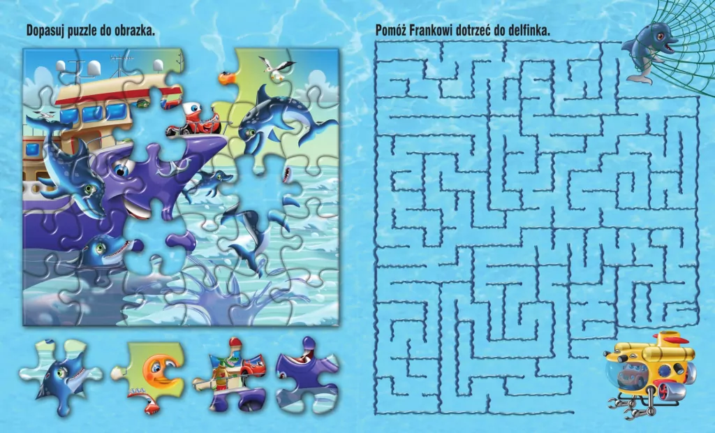 Podwodny świat. Samochodzik Franek - tantis.pl