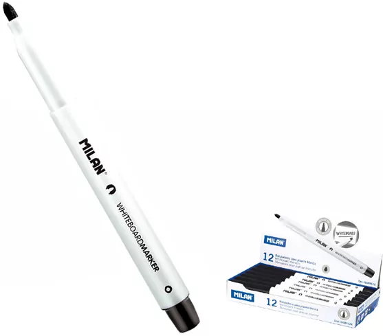 Marker do tablic cienki czarny MILAN - tantis.pl