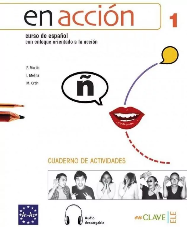 En accion 1. A1-A2. Cuaderno de actividades + CD. Język hiszpański - tantis.pl