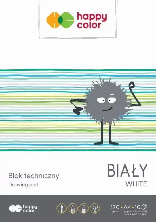 Blok techniczny biały A4/10 - tantis.pl