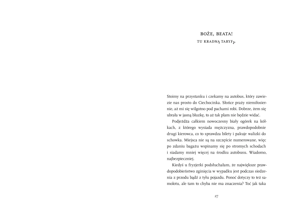 Boże, Beata! - tantis.pl