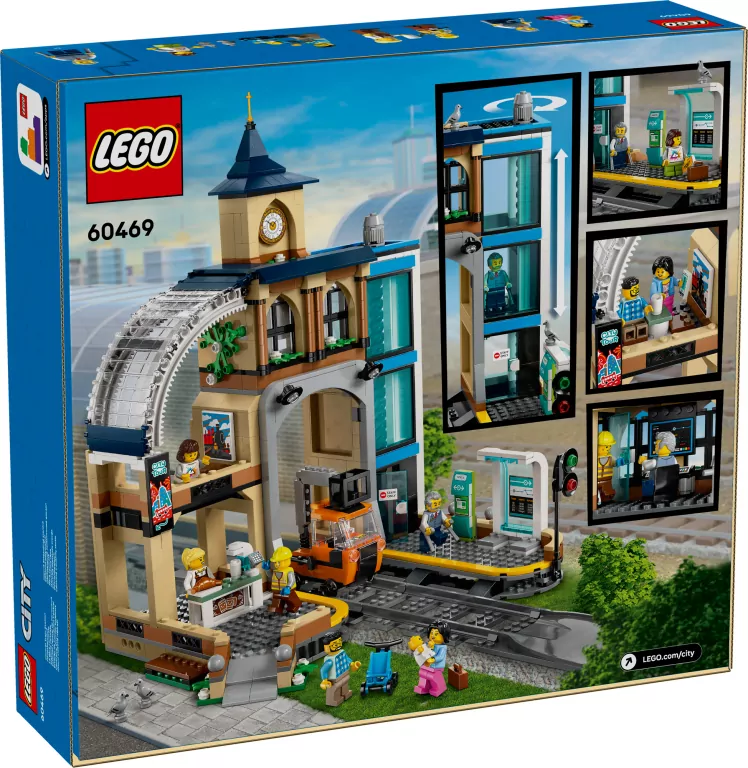 LEGO® Cicty. Centralny dworzec kolejowy 60469 - tantis.pl