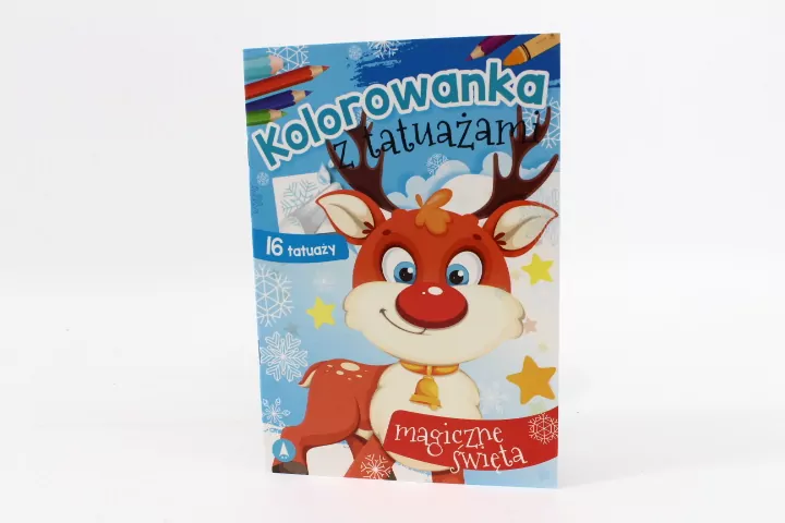 Magiczne święta. Kolorowanka z tatuażami - tantis.pl