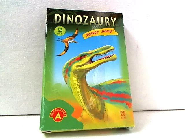 Dinozaury. Karty Piotruś - tantis.pl