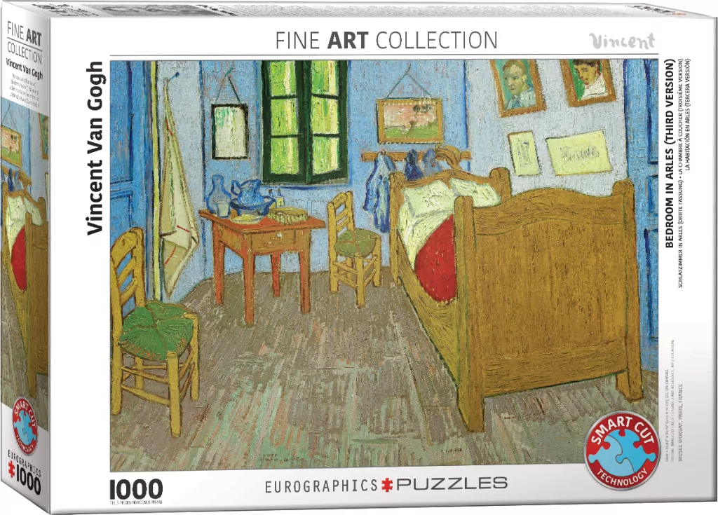 Puzzle 1000 Bedroom in Arles by Van Gogh 6000-0838 - tantis.pl