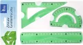 Zestaw geometryczny zielony BL010-ZK - tantis.pl
