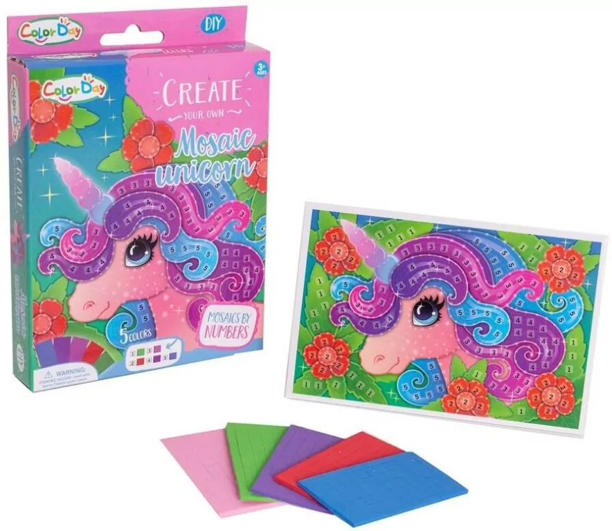 Wyklejanka po numerach. Jednorożec - tantis.pl