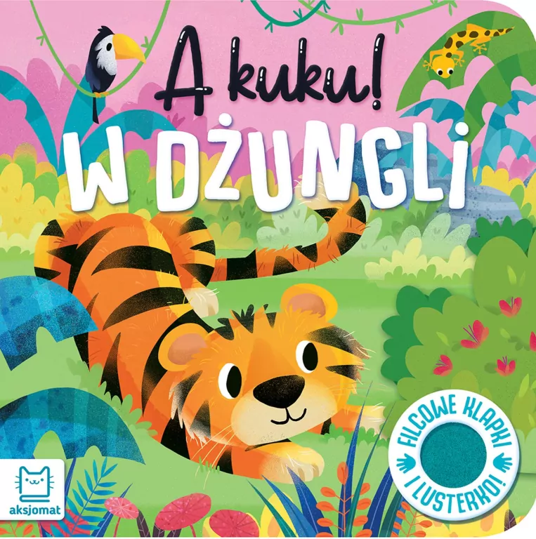 A kuku! W dżungli. Filcowe klapki i lusterko - tantis.pl