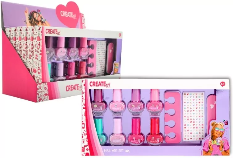 CREATE IT! zestaw d/pazn.z naklejk.884529V2 /6 - tantis.pl