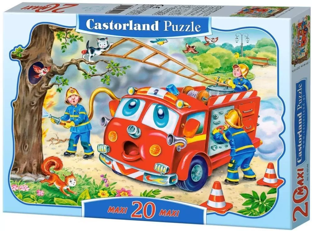 Puzzle 20 maxi. Straż pożarna - tantis.pl