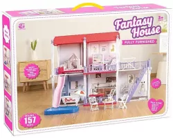 Domek dla lalek z meblami