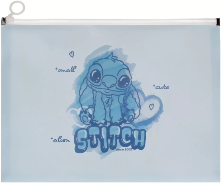 Teczka A4 PCV na suwak Stitch mix - tantis.pl