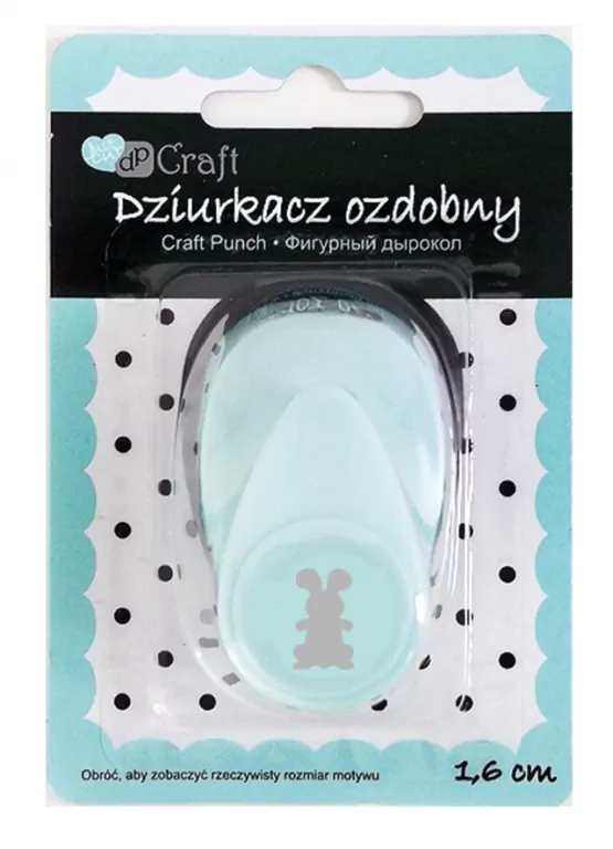 Dziurkacz ozdobny 1,6cm zając (JCDZ-105-096) - tantis.pl