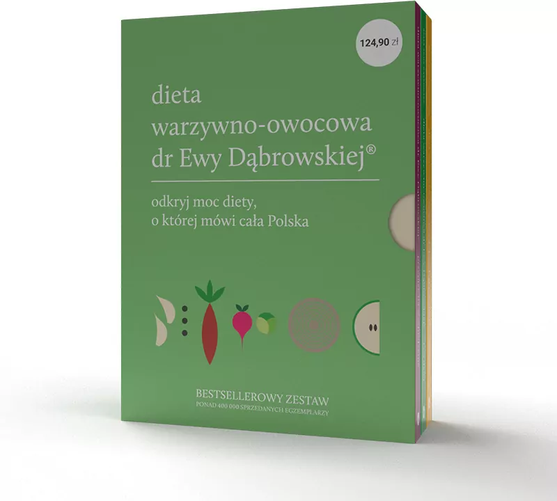Pakiet: Dieta warzywno-owocowa dr Ewy Dąbrowskiej - tantis.pl