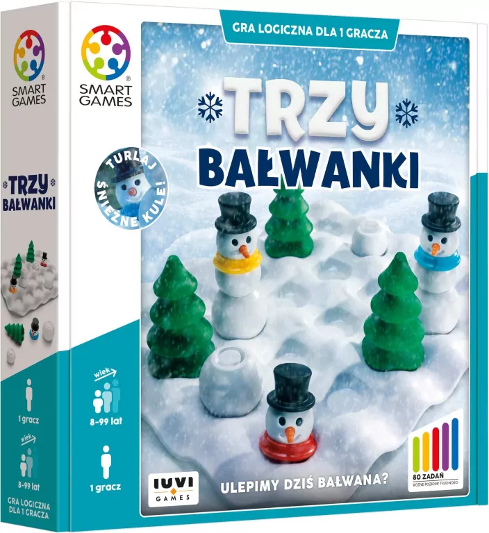 Smart Games Trzy Bałwanki (PL) IUVI Games - tantis.pl