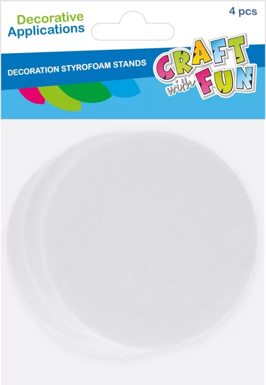 OZDOBA PODSTAWKA STYROP 15CM/4SZT CF 6/24 - tantis.pl