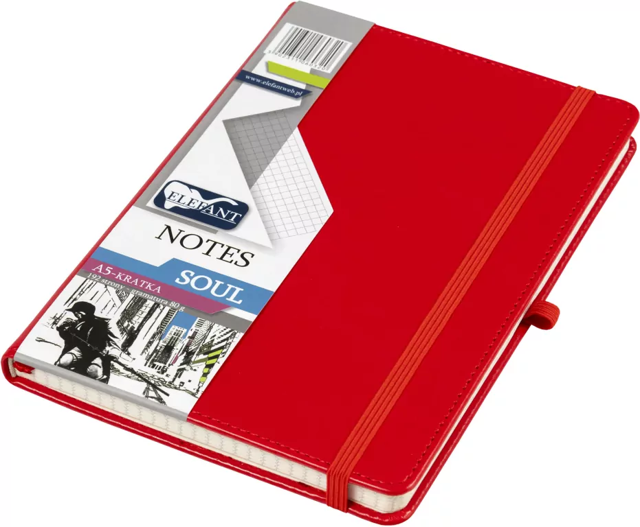 Notes A5. Soul czerwony - tantis.pl