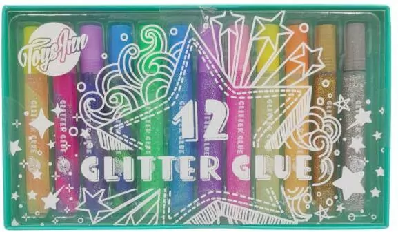 Klej brokatowy 12 sztuk. ToysInn - tantis.pl