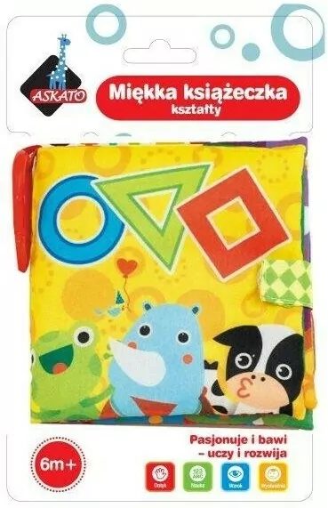 Kształty. Miękka książeczka. - tantis.pl