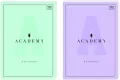Brulion Academy Pastel. A4/96K linia. 5 sztuk - tantis.pl