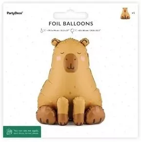 Balon foliowy Kapibara 63x80cm - tantis.pl