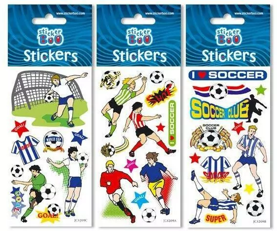 Piłkarze. Naklejki Sticker Boo - tantis.pl