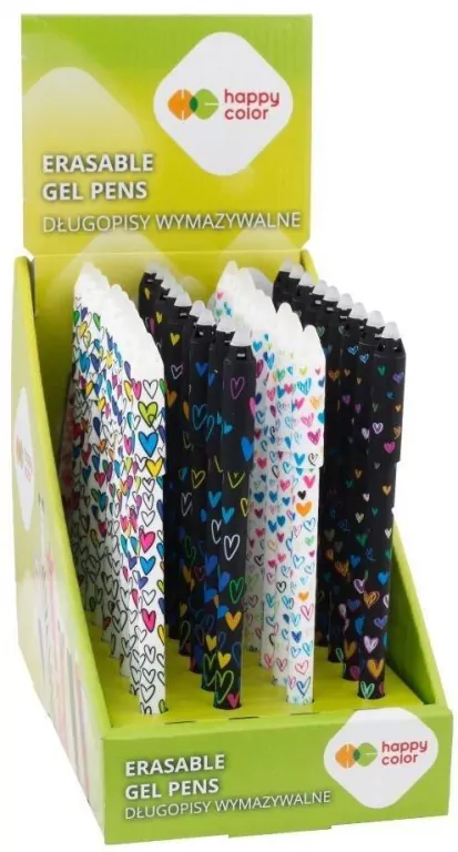 Długopis wymazywalny My love niebieski (36szt) - tantis.pl