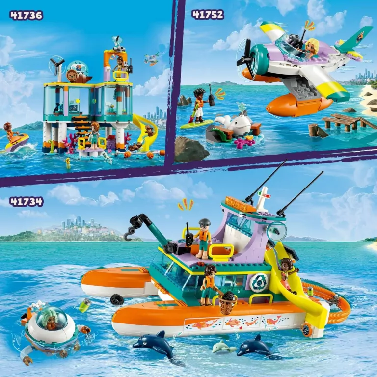 LEGO® Friends. Morska łódź ratunkowa. 41734 - tantis.pl