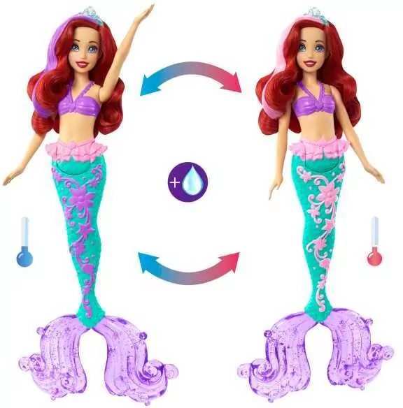Arielka, zmiana koloru. Disney Princess. HLW00 - tantis.pl