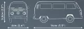 Volkswagen T2b Bus. Action Town - tantis.pl