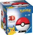 Puzzle 3D 54. Kula Pokemon czerwona - tantis.pl