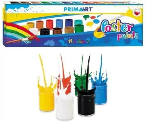 Farby plakatore Primart 12 kolorów