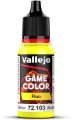 Vallejo: 72.103 - Game Color - Fluo - Yellow (18 ml) - tantis.pl