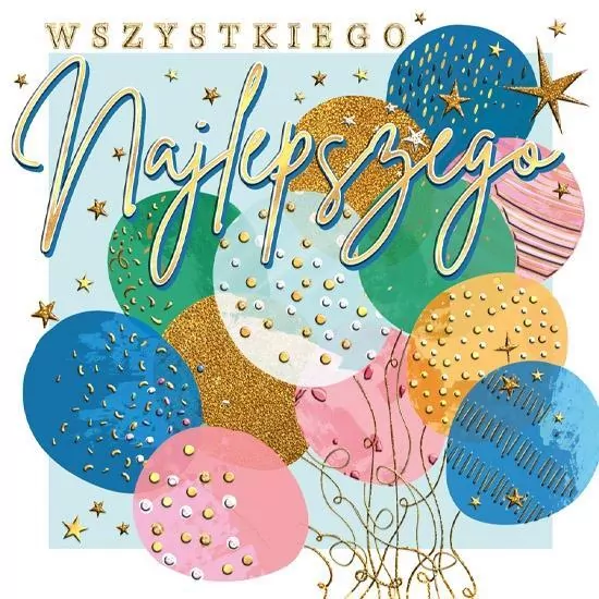Karnet KW Urodziny - Balony - tantis.pl