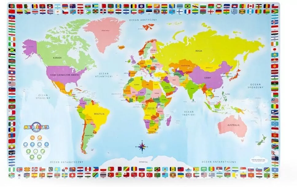 Interaktywna mapa świata - tantis.pl