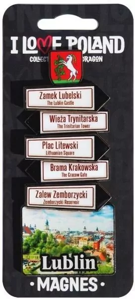 Magnes I love Poland Lublin ILP-MAG-C-LUB-13 - tantis.pl