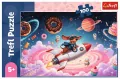 Puzzle 100 Jamnik na rakiecie TREFL - tantis.pl