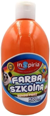 Farba szkolna. Pomarańczowa 500ml
