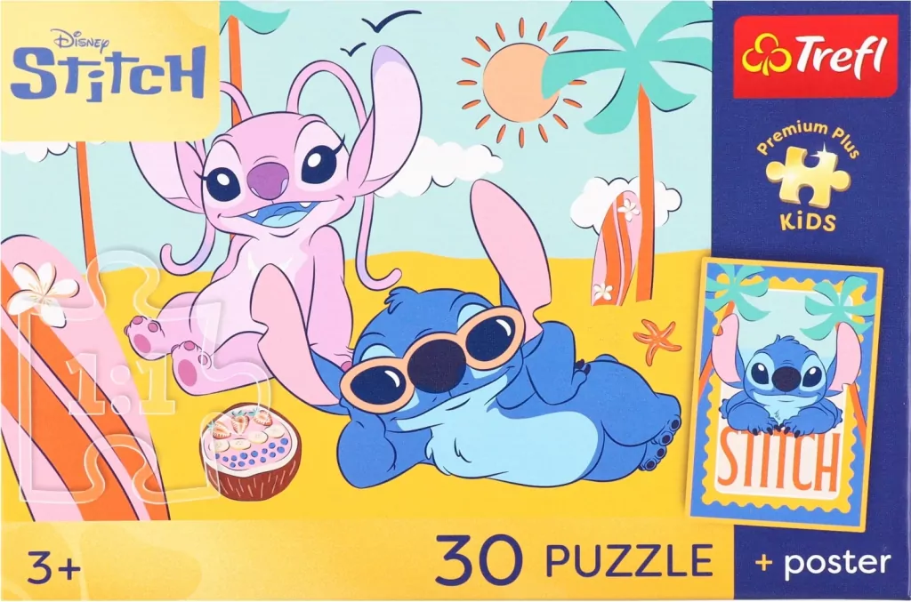Puzzle 30 Lilo&Stitch Uśmiech Stitcha TREFL - tantis.pl